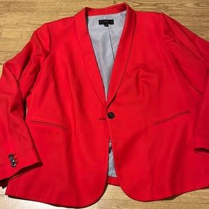 J. Crew Red Blazer
